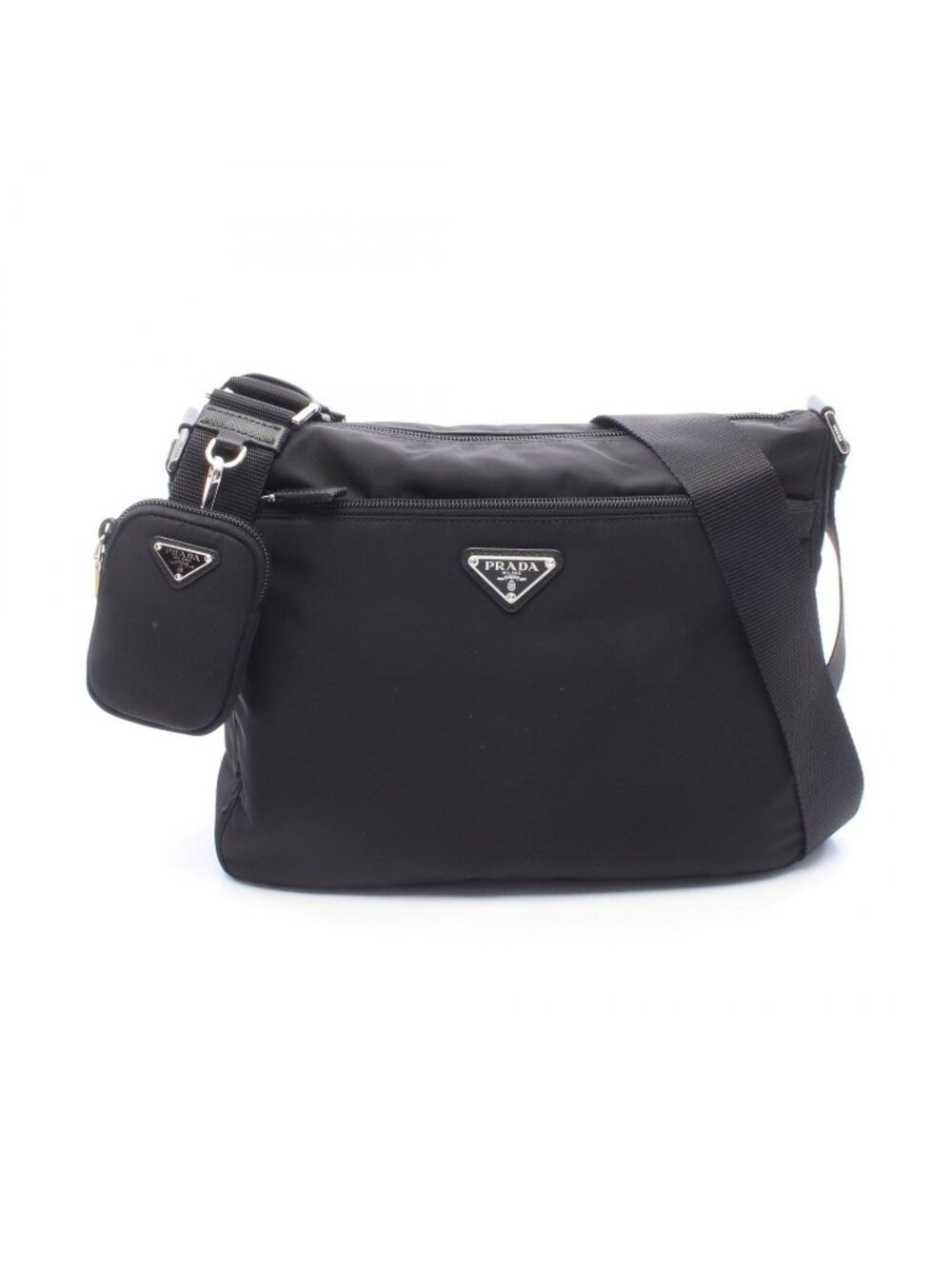 Prada Shoulder Bag Nylon Leather